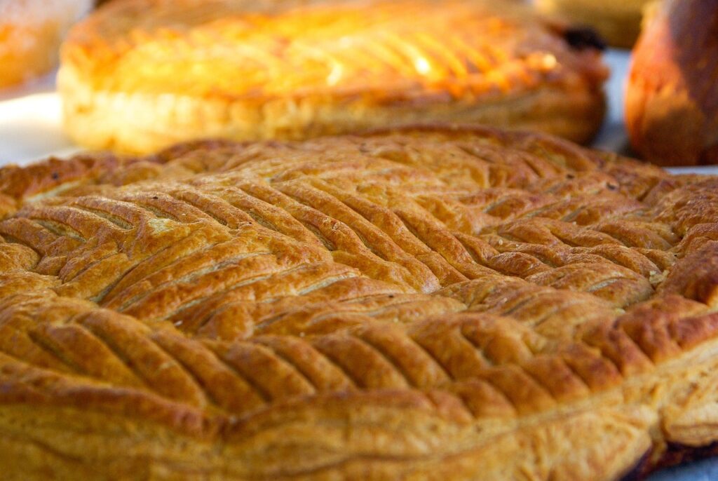 galette des rois, pastry shop, dessert, pancake
